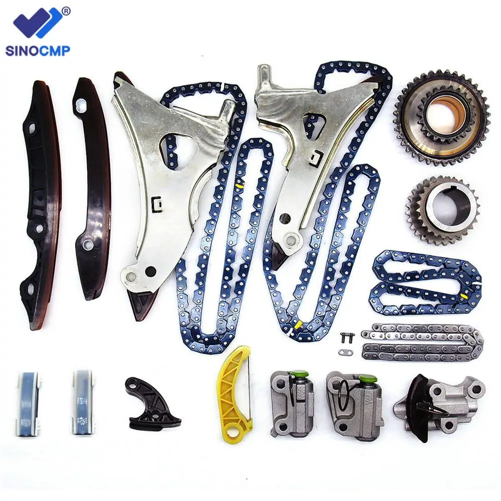 4pcsTimingChainKit2pcsSprocket3pcsTimingTensionerGuidefor