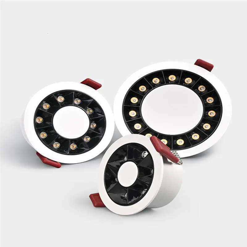 

2021 NEW Dimmable Ultra-thin Anti-glare Umall Upotlight Umbedded LED Ceiling Light Living AC 110V 220v Room Downlight Spotlight