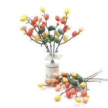 

1PC Easter Egg Tree Branches Easter Decoration Foam Egg Chick Artificial Flower Rabbit For DIY Easter Party Wedding Home Decor