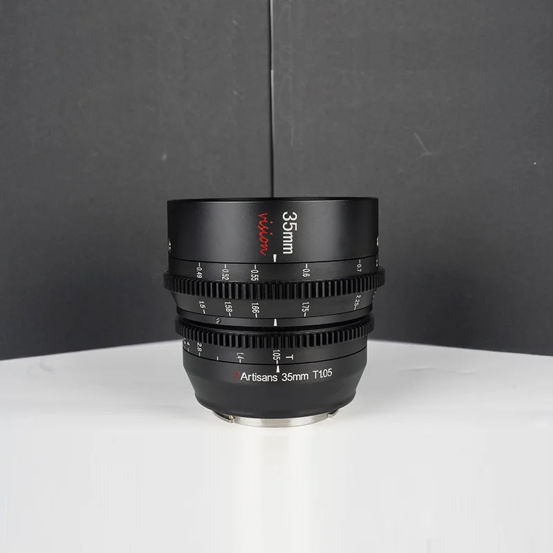 

7Artisans 35mm T1.05 Manual Focus Large Aperture Vision Cine Lens For E/R/L/FX/M43 Compatible With Sony E-Mount Camera