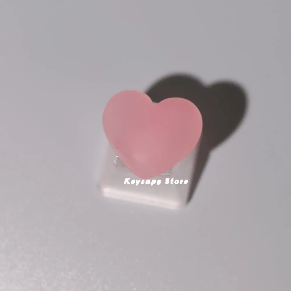 Pink Lovely DIY Mechanical Keyboard with Backlit Crystal Pentagram Bow Keycaps