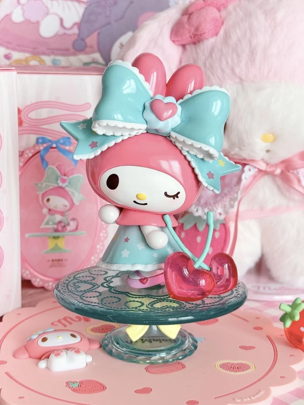 マイメロディ MINISO アフタヌーンティー マスコット フィギュア セット マイメロディ MINISO アフタヌーンティー マスコット フィギュア