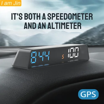 Car Head Up Display HUD Tachimetro Bussola GPS Allarme velocità di altitudine Indicatore di viaggio USB Plug and Play Accessori elettronici per auto