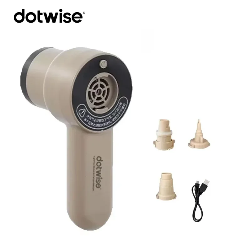 DOTWISE 전기 공기 펌프 브러시리스 모터 무선 팽창기 공기 압축기 고 유량, 소형 공기 매트 카약 패들용