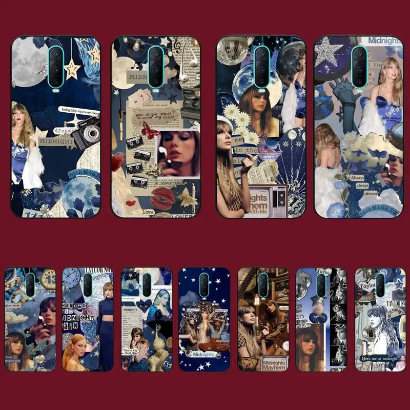 T-Taylors S-Swifts Midnights Custodia Per Telefono Per Vivo Y91C Y11 17 19 17 67 81 Oppo A9 2020 Realme C3