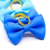 20pcs Cute Pet Dog Hair Bows Solid Grooming Bows with Rubber Band Gifts for Small Dogs Hand-made Headwear Dog Supplies 6