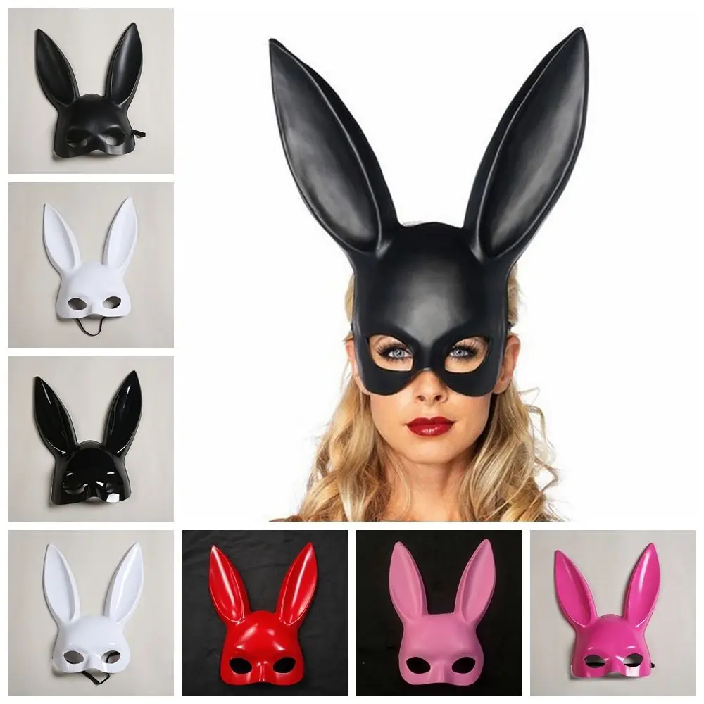 

Sexy Bunny Mask Fun Anime Rabbit Ears Ears Bondage Mask Costume Props Women Girl