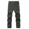 2024 Big Size Waterproof Pants Men Soft Shell Fleece Warm Trousers Male Outdoor Plus Large 9XL 4XL 8XL Work Winter Autumn Black 4