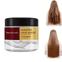 Masque capillaire à la kératine Water Ice Levin : hydratation et réparation en profondeur pour cheveux secs et endommagés en 10 minutes 1