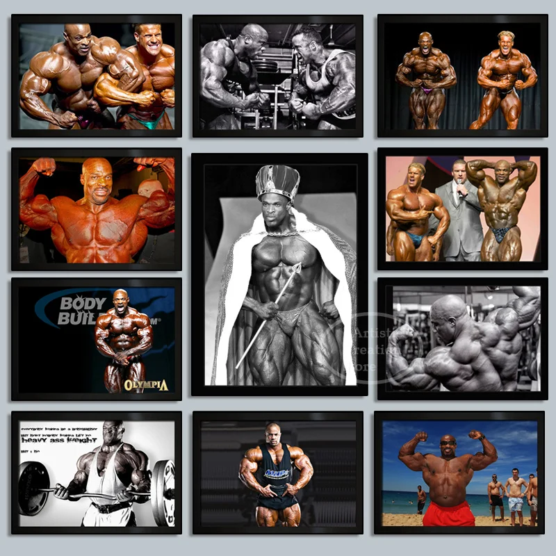 

Ronnie Cullman Bodybuilder Male Gym Muscle Fitness Champion Print Art Canvas Poster For Living Room Decor Home Wall Picture