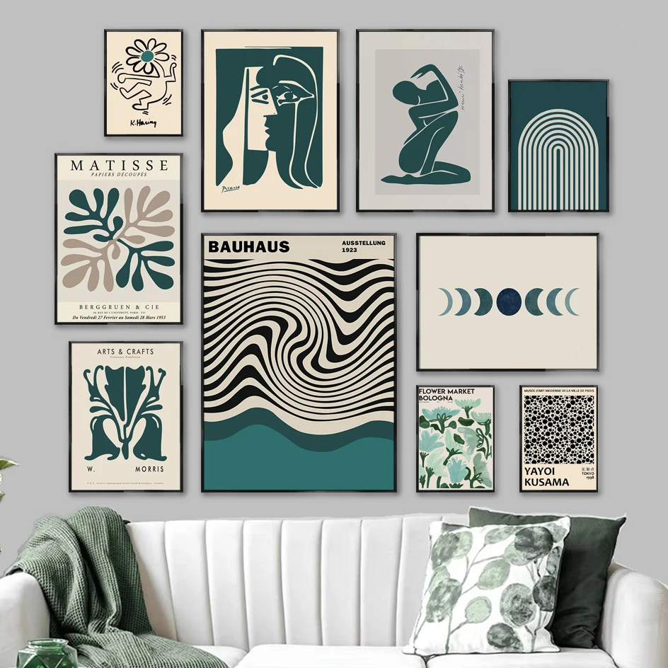 

Abstract Green Flower Market Matisse Poster Nordic Morris Posters and Prints Decorative Pictures Wall Canvas Painting Home Decor