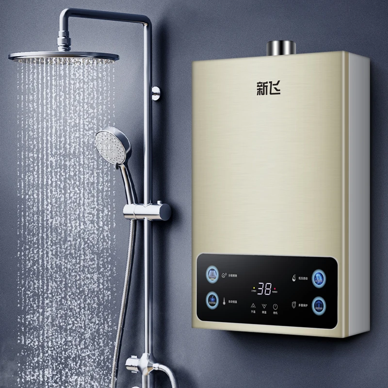 Xinfei Household Gas Water Heater: Constant-Temperature, Strong-Exhaust Type, with Balanced Pressurization Function