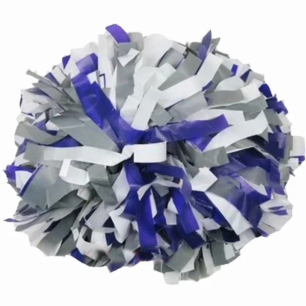 Cheerleader Pompoms for Sports, Three-Color, PE Cheerleading Supplies, High Quality, Color Can Free Combination, 6 ", 10Pcs