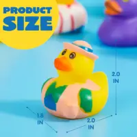 Rubber Duck Random Assortment Mini Rubber Duck Toy for Kid,Birthday Gift,Summer Beach Pool Activity Party 2