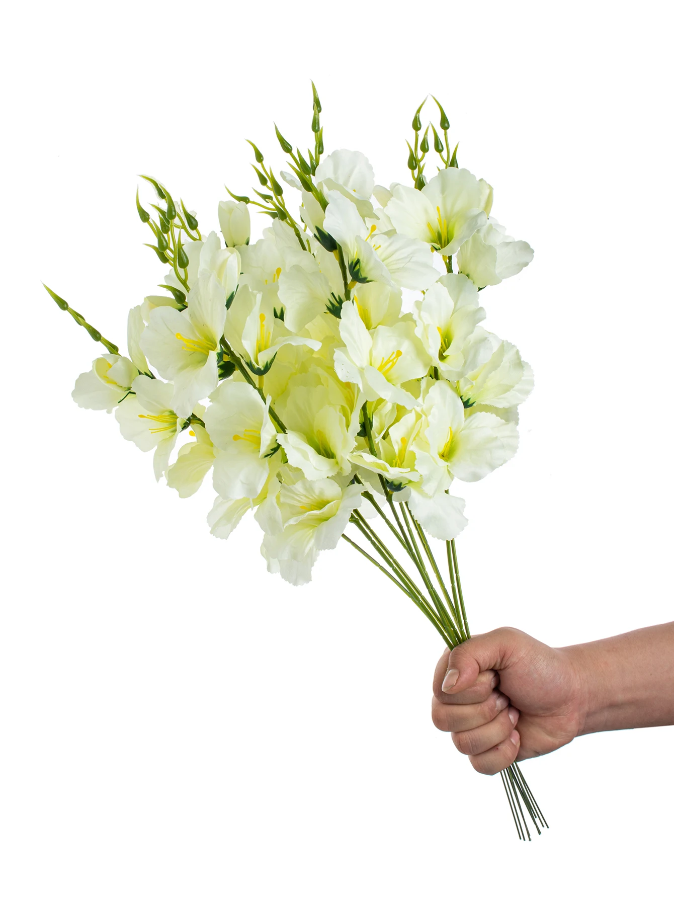 Künstliche Motte Orchideen Hochzeit Blumen Wand Home Neujahr Dekor Zubehör Diy Geschenke Brautsträuße Festival Indoor Bonsai – Detail 3