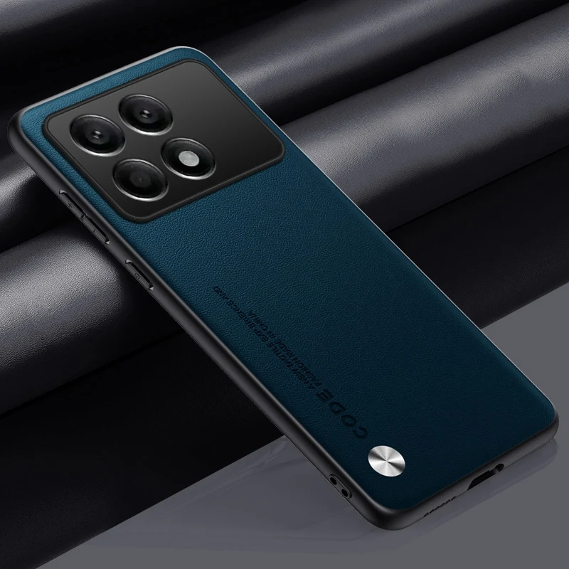 Luxury PU Leather Phone Case with Silicone Full Protection - Premium Back Cover