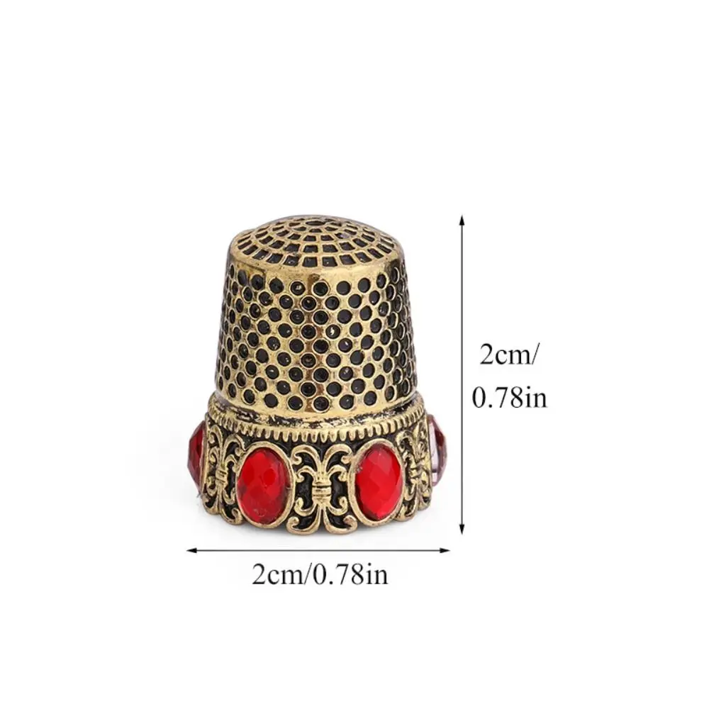 Dé à Coudre Brodé, Protection des Doigts, Anneau de Doigt, Diamant, DIY Artisanat, Outils de Couture à la Main, Accessoires  15