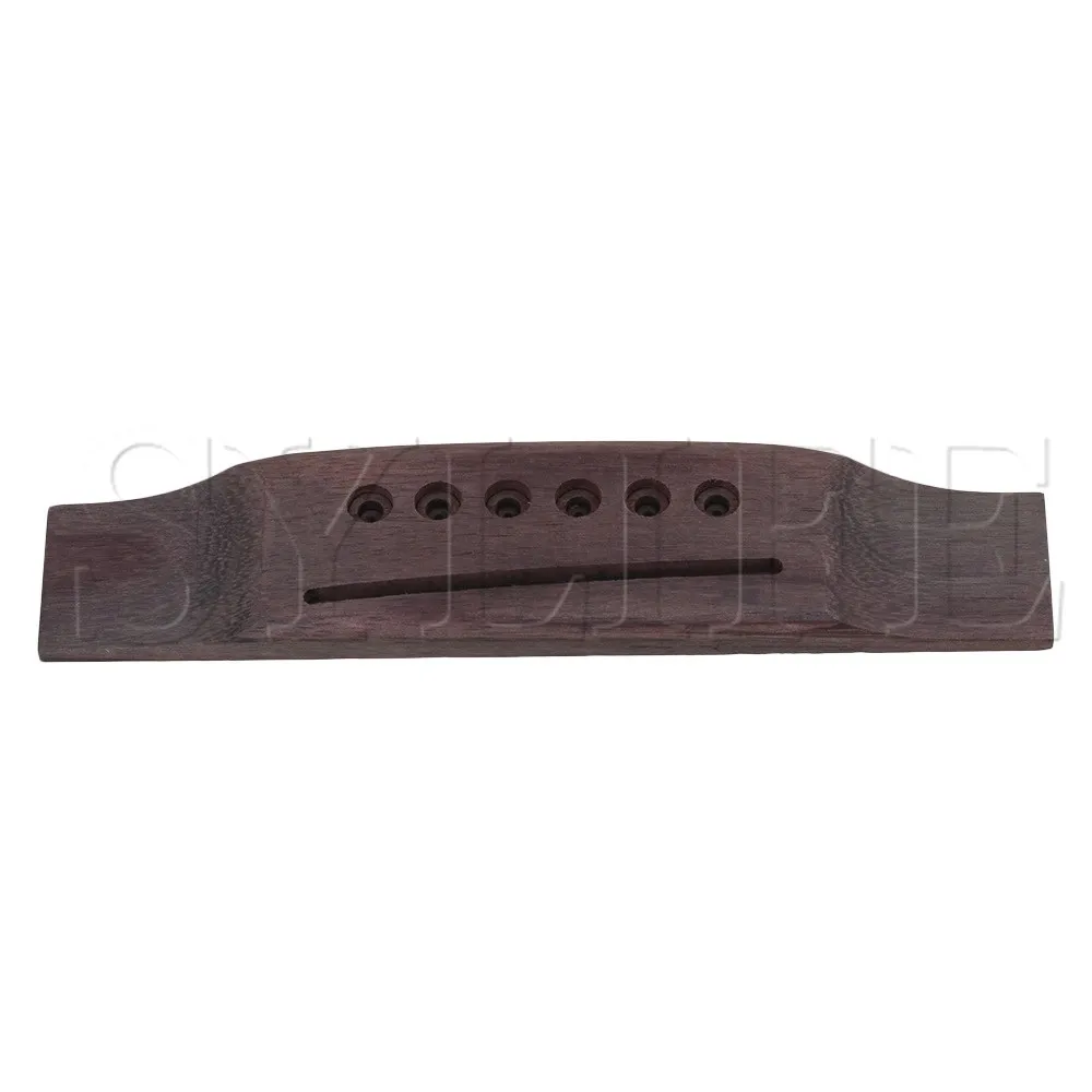 

6 String Rosewood Folk Acoustic Guitar Bridge 153mm Length