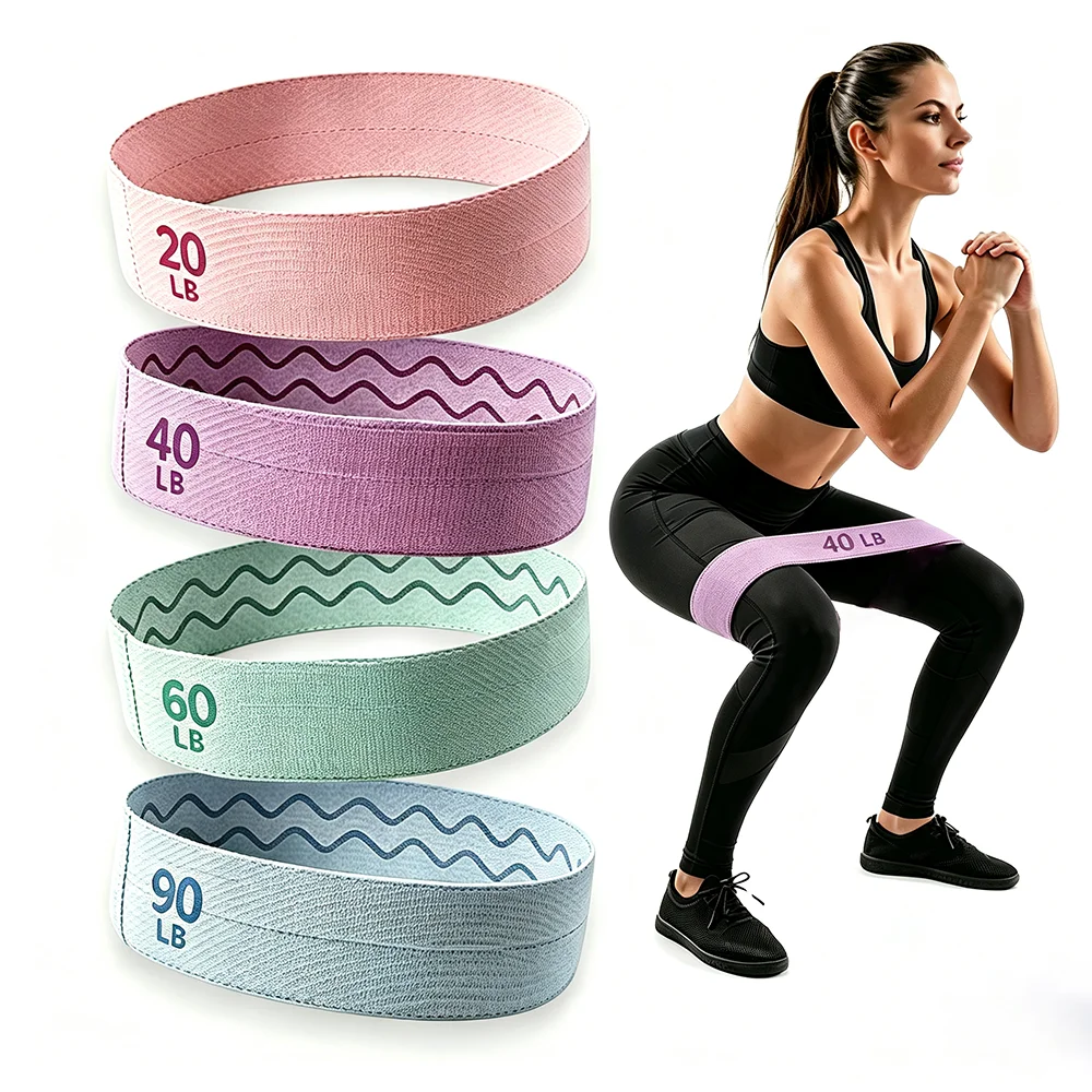 4-Level Resistance Bands for Fitness and Strength Training