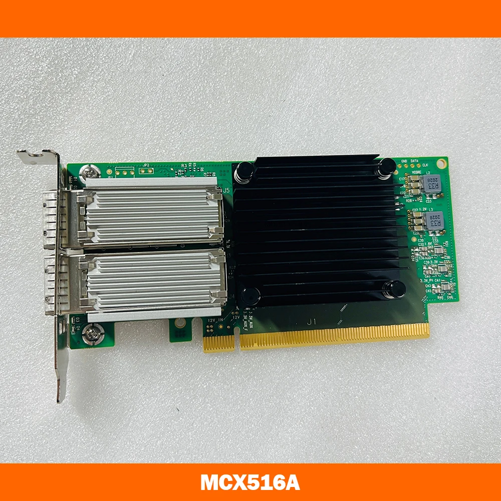 For Mellanox ConnectX 5 100G Dual Port 10G Fiber Optic Network Card MCX516A 09FTMY