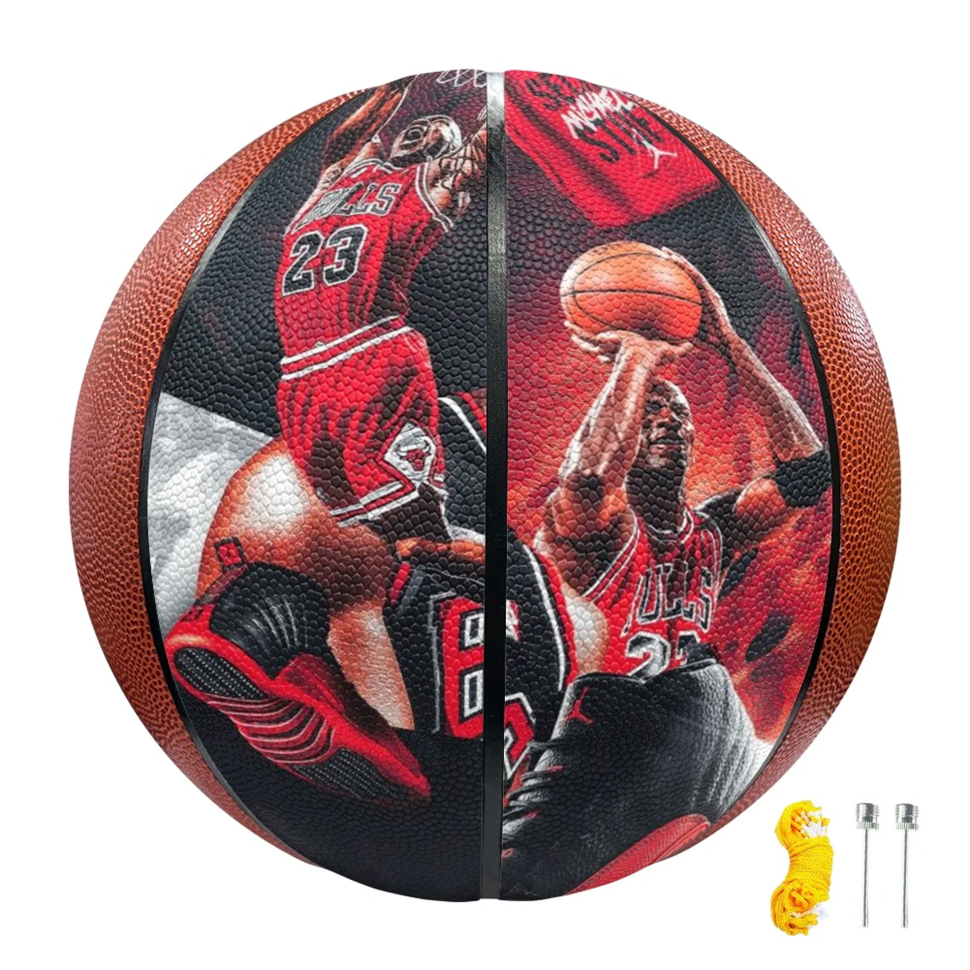 Pallone Da Basket Personalizzato Che Si Illumina Al Buio | Fluorescente Verde PU | Regalo Con Nome Per Ragazzi E Ragazze | Taglie 5, 6, 7