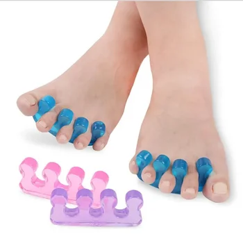 Separatori per dita dei piedi per pedicure, separatori per dita dei piedi per donne, distanziatori per dita dei piedi per pedicure per separare le unghie dei piedi o le unghie, distanziatori per dita in gel morbido 1