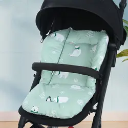 Cartoon Pattern Baby Stroller Cushion Stroller Accessories Seat Liner Trolley Mattress Pram Cushion Car Seat Pushchair Car Mat