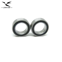 Premium Set of 5 Stainless Steel Bearings - High - Precision Sealed Design - SMR106 - 2RS6x10x3mm