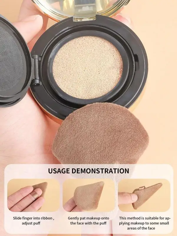 10 multi-color powder puff combination set powder puff set multi-color triangle heart-shaped powder puff cosmetic cotton