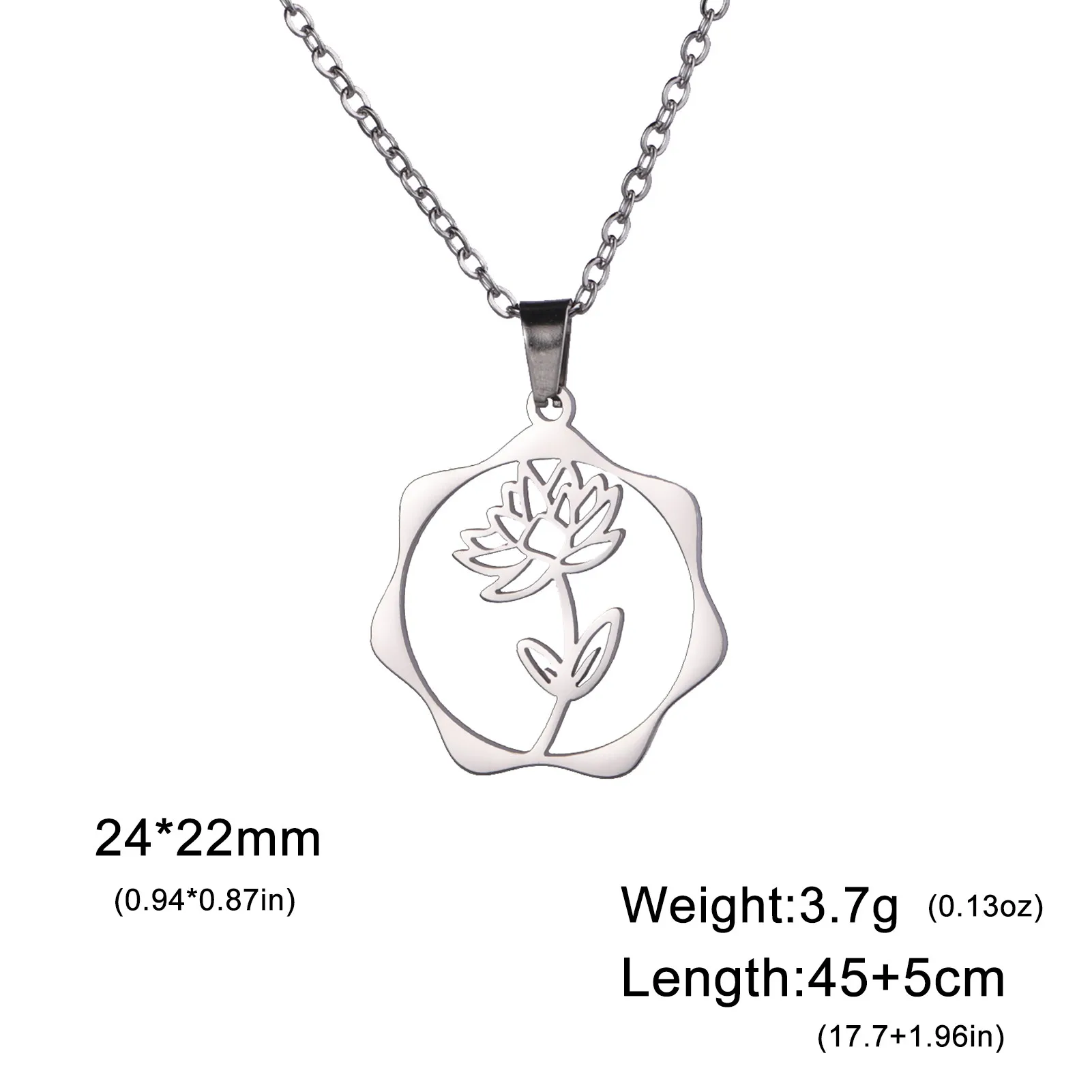 07 Juli (Wasserlilie / Silber)