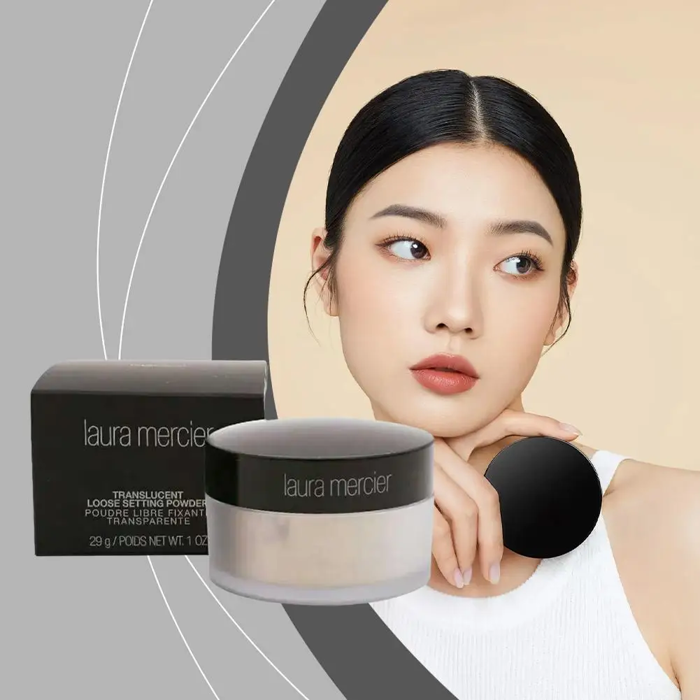 Description Picture 3 of item2025 Hot Loose Powder With Packaging Natural Soft Transparent Honey Powder Makeup Powder