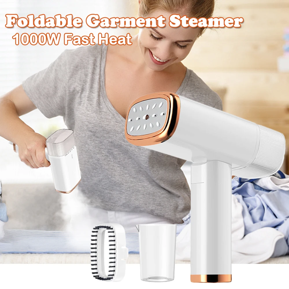 

Handheld Garment Steamer Travel Foldable Steam Iron For Clothes 1000W Fast Heat Mini Portable Steamers For Clothes Ironing