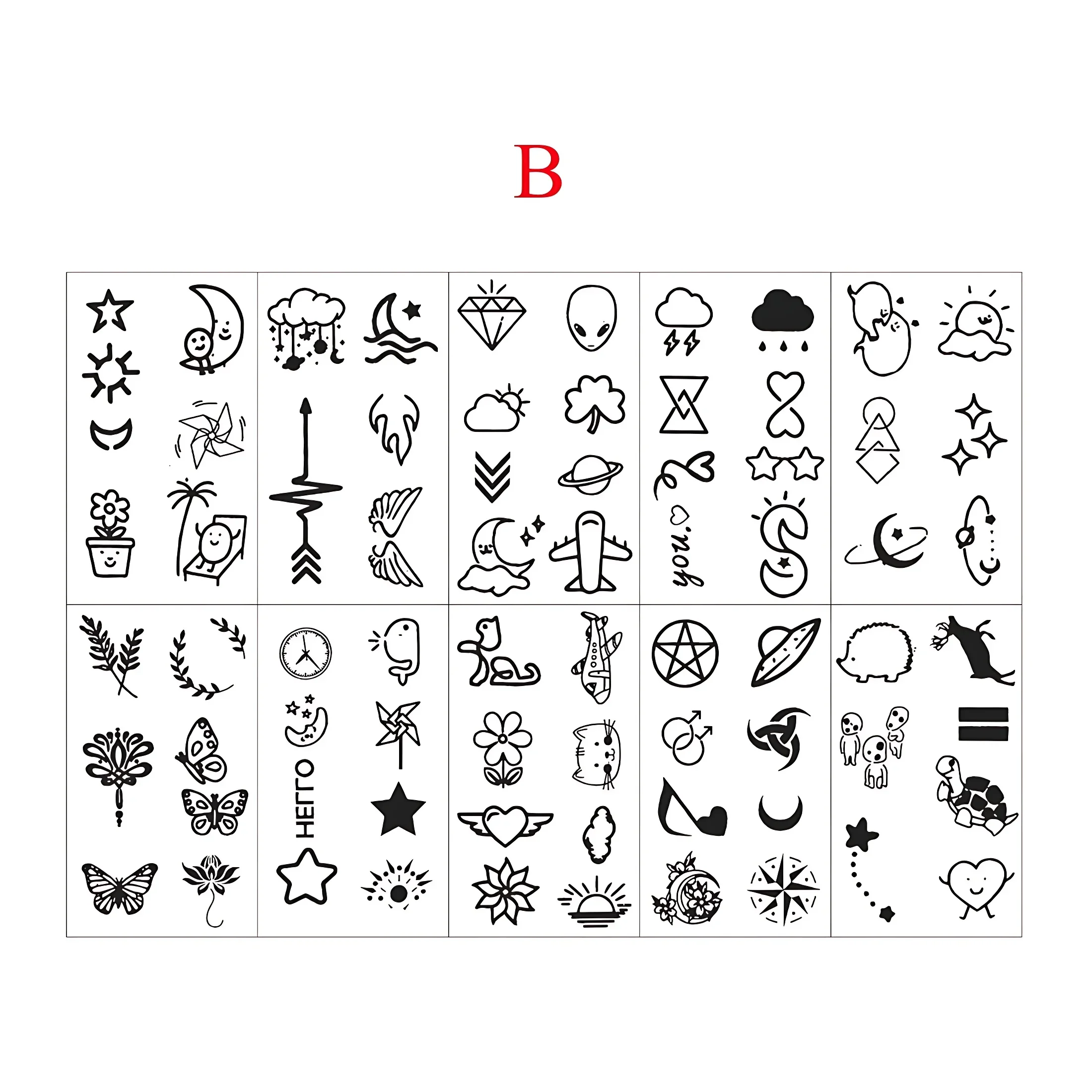 Tatuagem Minimalista Mão: Tudo o Que Você Precisa Saber Sobre Tatuagens  Temporárias e Estilo, image size:2200x2200