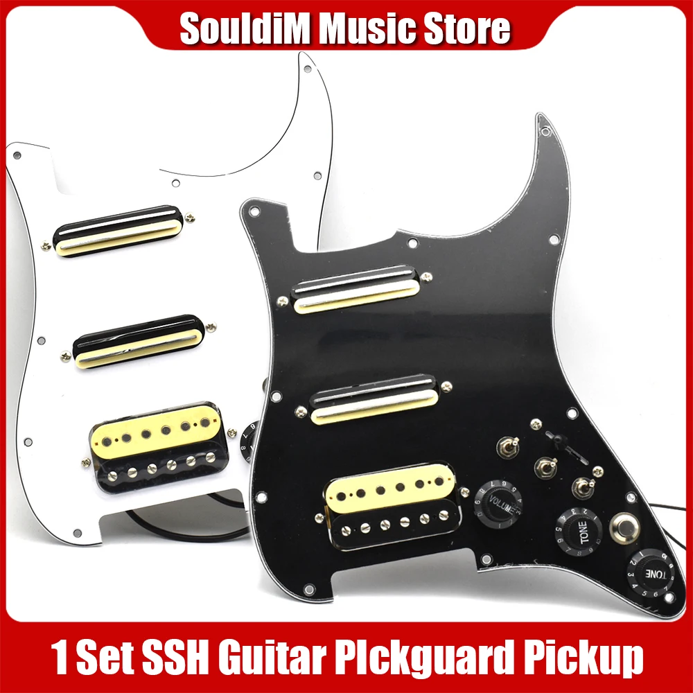SSHElectricGuitarPickguardPickupwithSinglecutWiringLoaded