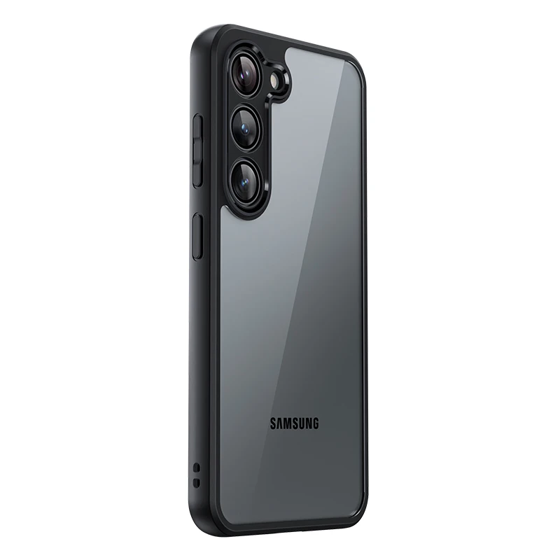 Shockproof TPU Case with Transparent Back Cover and Black Edging