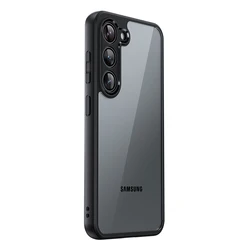 Shockproof TPU Case with Transparent Back Cover and Black Edging - Samsung S23Ultra (Black)