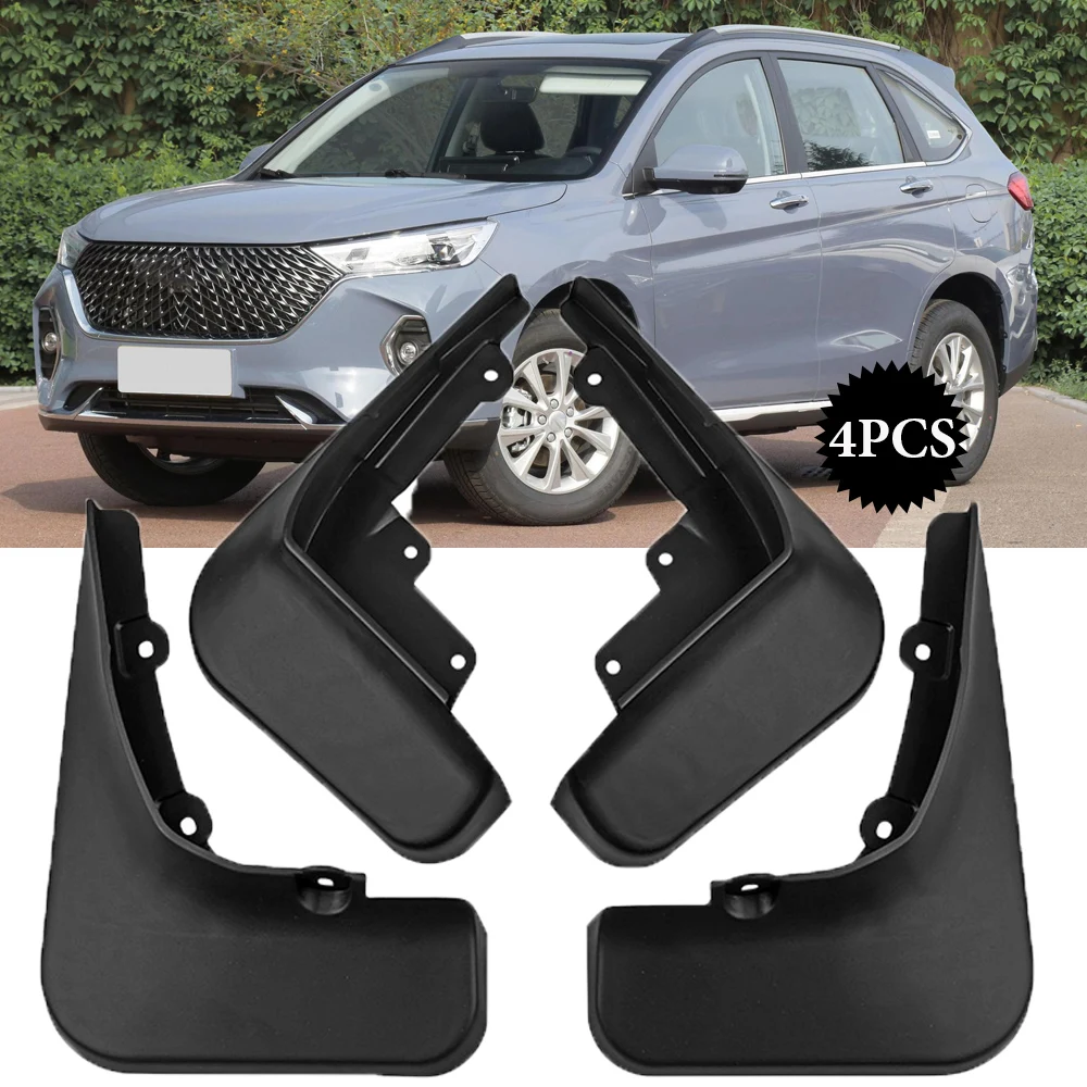 

4X Front Rear Car Mud Flaps For Great Wall Haval M6 PLUS 2021- Mudflaps Splash Guards Mud Flap Mudguard Fender Car Accessories