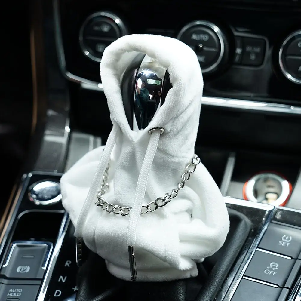 1pc Housse De Protection Contre La Poussière De Changement De Vitesse De  Voiture Capot De Changement De Vitesse Mini Sweat À Capuche Style De Mode  Et Unique Accessoires D'intérieur De Voiture 