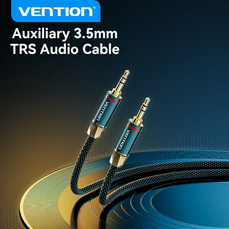Vention Cavo Audio Jack Da 3.5Mm Per Cuffie Xiaomi Laptop Jack 3.5 Maschio A Maschio Car Aux Cable Jack 3.5 Cavo Altoparlante Cavo Audio