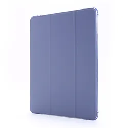 Premium iPad Case with Pencil Holder and Smart Cover - iPad Air 1 Air 2 (Lavender gray)