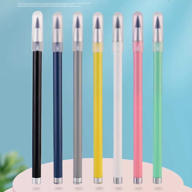 1Pcs Metacil Metal Pencil Black Technology Permanent Pen Never Need To  Whittle And Write Endless Pen - AliExpress