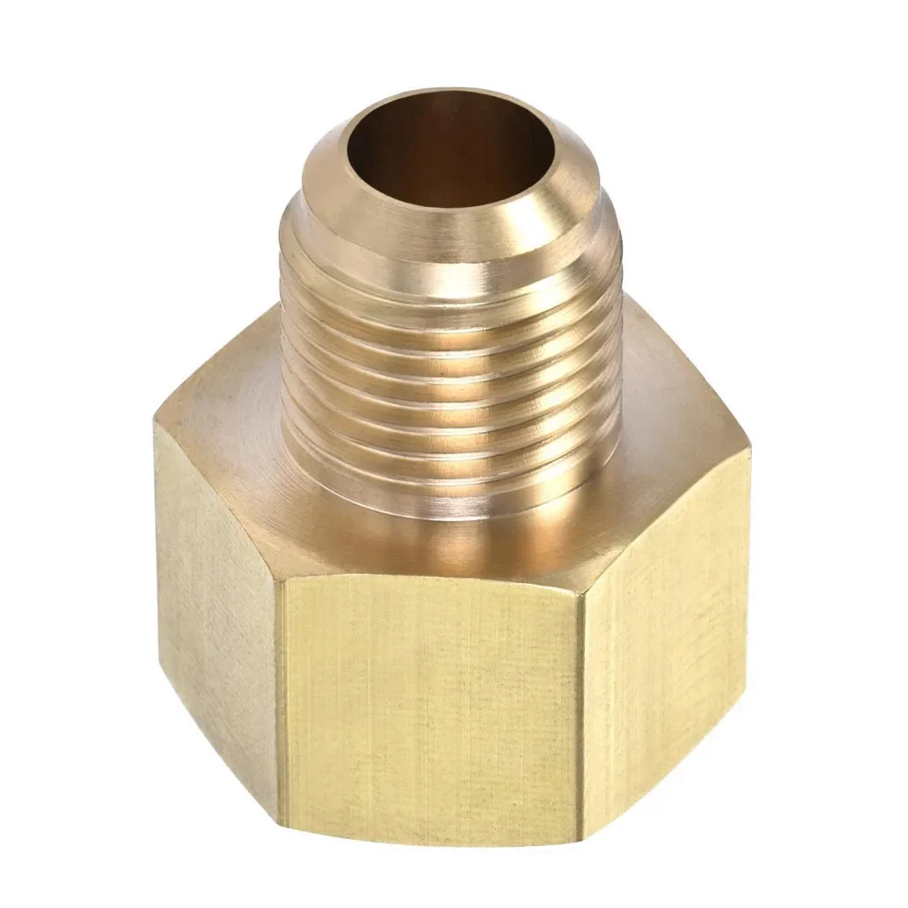SAE Female To SAE Male Flare Adaptor 1/4 3/8 1/2 3/4 To 1/4 3/8 1/2 5/8 Propane Natural Gas Reducer Air Conditioner