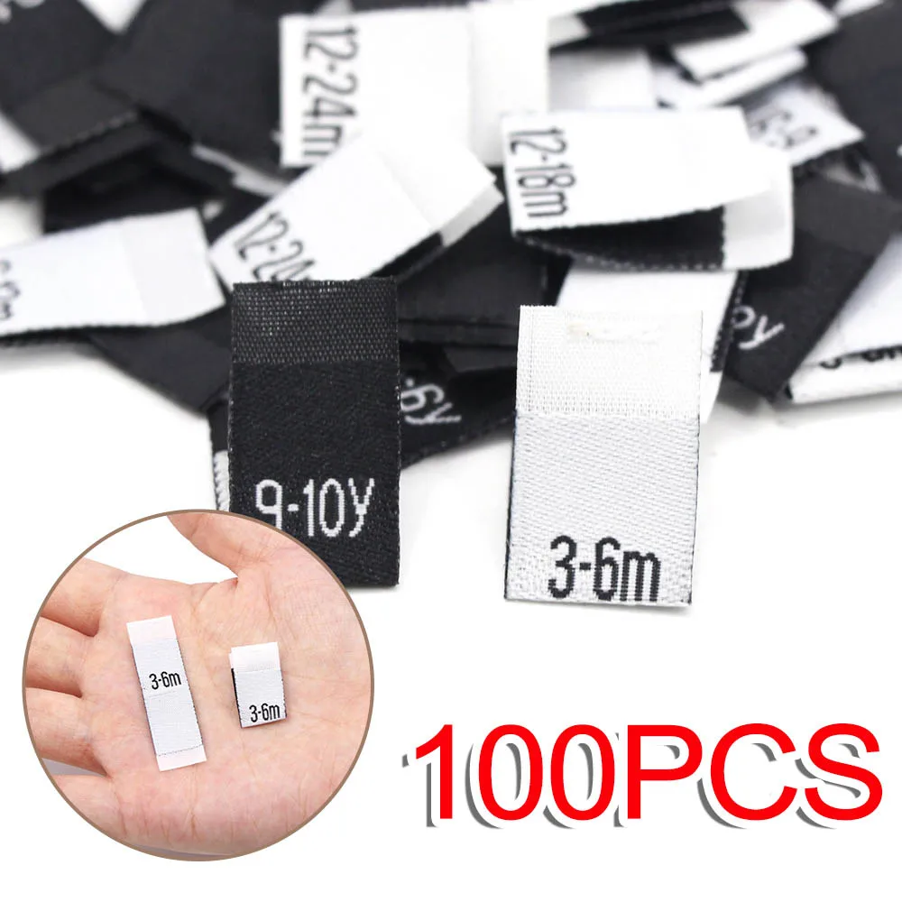  STOBOK 100pcs Clothing Size Buckle Clothing Size Tags Garment  Size Labels Clothes Tags Plastic Tags Size Labels for Clothing Accessories  for Clothing Accessories Creative Size Labels : Office Products