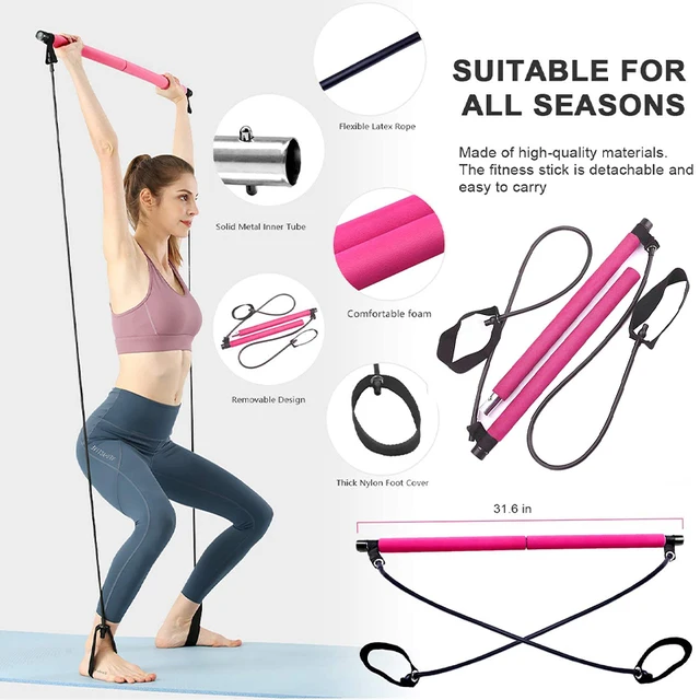 Multifunctional Pilates Fitness Bar 6