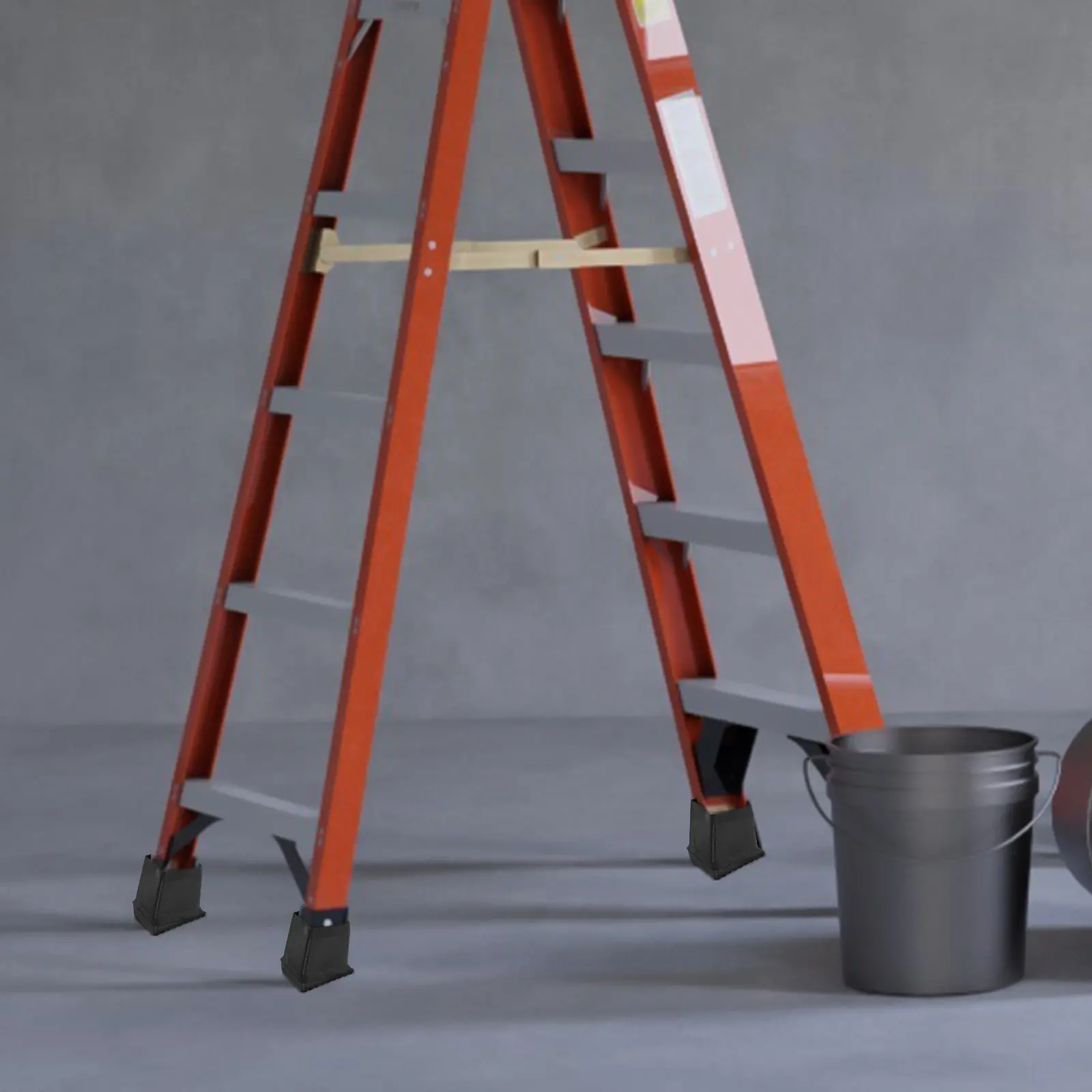 4Pcs 두꺼운 실리콘 사다리 발 보호대 미끄럼 방지 스키드 방지 바닥 보호 커..