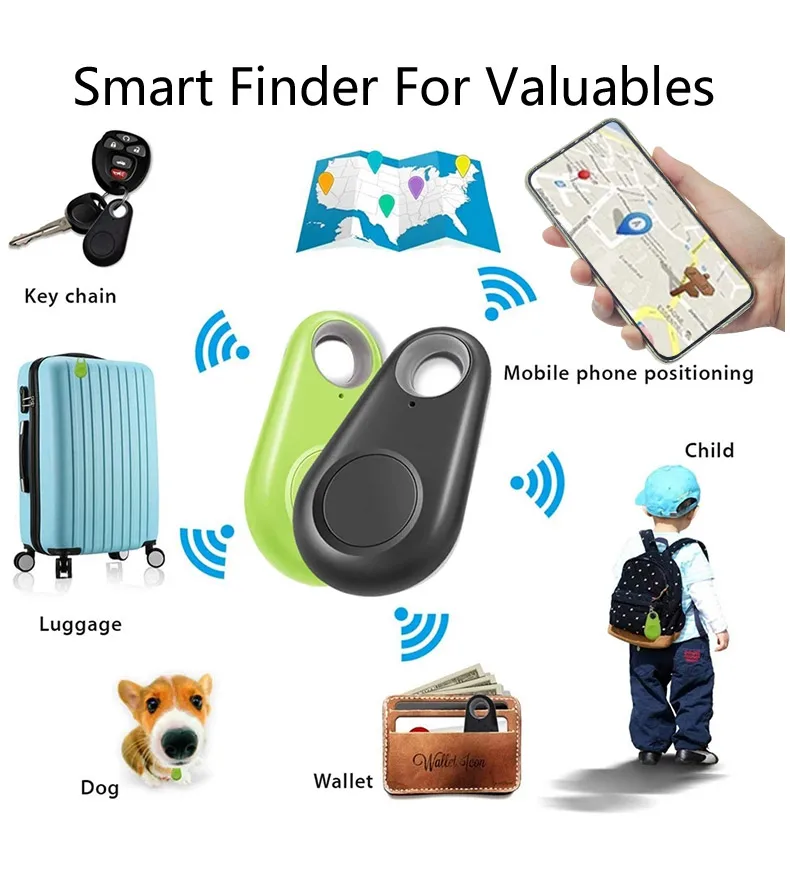Smart Bluetooth GPS Tracker Key Locator Pet Anti-Lost Sensor Device For Kids Wallets Luggage Suitcases bluetooth tracker,smart tracker,wallet tracker
