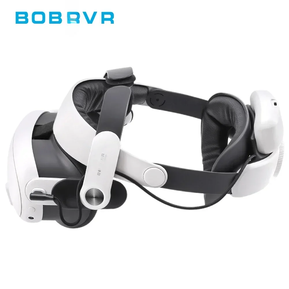 BOB*VR M3 Pro Head Strap VR Accessories Compatible with Meta Quest 3 Magnetic Battery Pack Elite Replacement Strap For Quest3