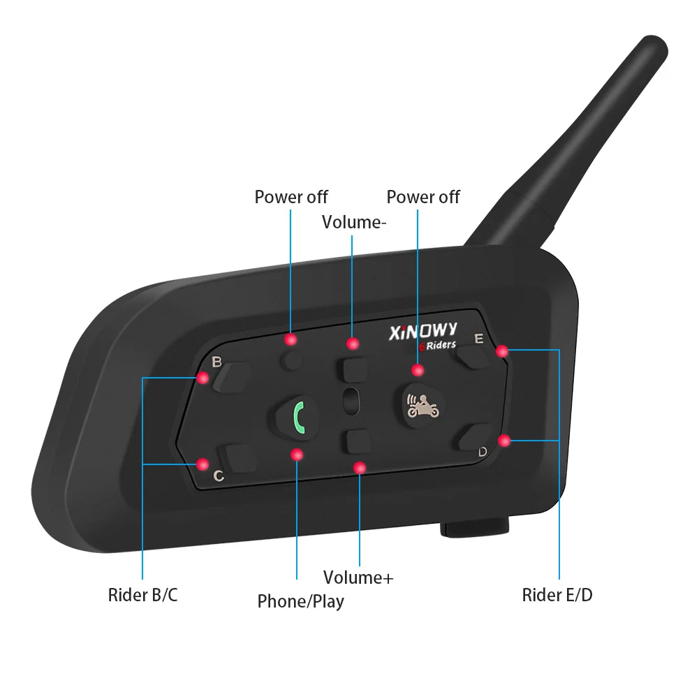 XINOWY V6   , 3.5mm ,   , 6 ̴ 1200m ϱ  IP67 850mah