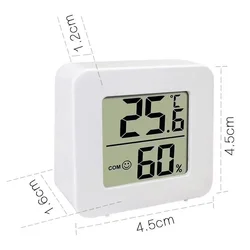Compact Digital Indoor Thermo - Hygrometer with Display (Type 1)