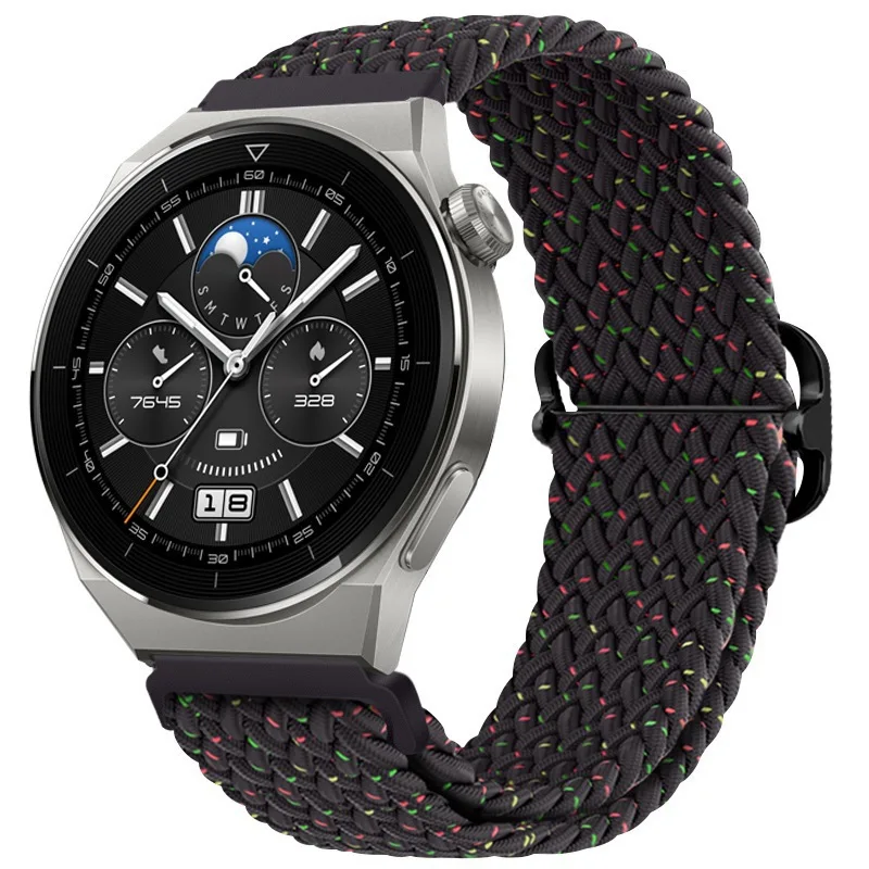 Braided Nylon Loop Smartwatch Strap - Universal Fit, 20/22mm
